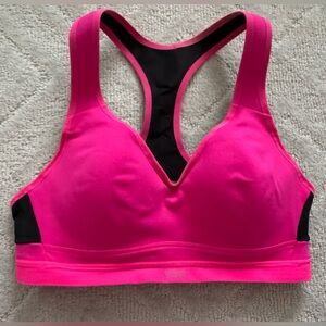 Victoria Secret/VSX/ Vibrant Pink& Black Sports Bra/ 34B